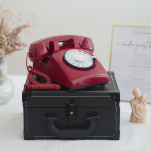 Audio GuestBook Vermelho Escuro